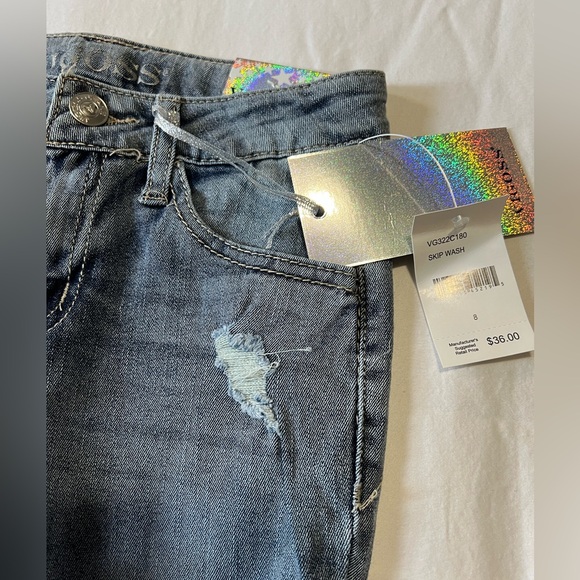 Vigoss Stretch Denim Patchwork Jeans NWT - Picture 5 of 8